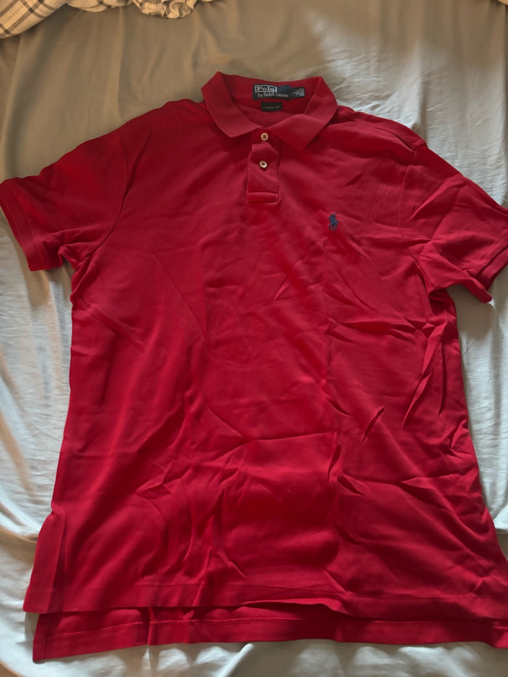 Polo by Ralph Lauren Red Short-Sleeve Polo with Embroidered Pony